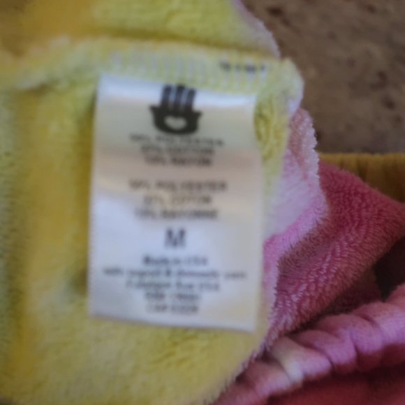Womens Shag Boutique Yellow, Pink, Blue Tie-Dye Sweatpants Sz S* - Picture 6 of 6